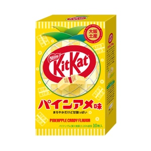  KITKAT Kansai Limited Mini Chocolate Wafer Cookies Pineapple Candy Flavor 10 Pieces[Short-term Special Offer February 2026]
