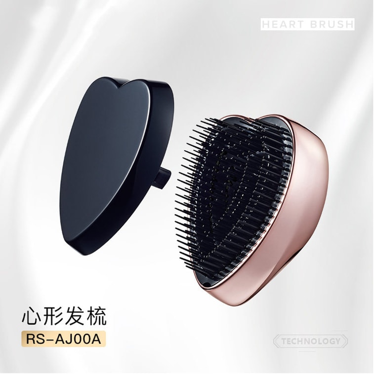 【Expédition directe du Japon】 REFA Coeur Peigne Lisse Cheveux Portable Petit Peigne Peigne Couleur Or Rose 1 pièce 7