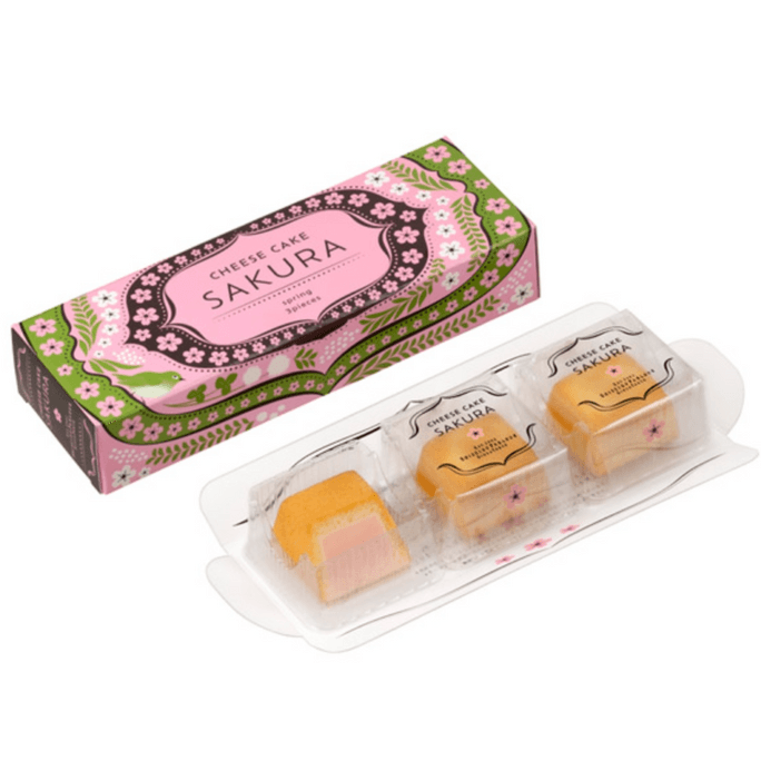 shiseido Sakura cheese cake 3 in a box