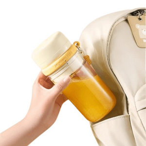 Juice Extractor Home Small Portable Fruit Electric Squeeze Mini Cordless Cream White 1 Set