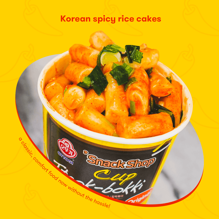 Original Snack Shop Cup Tteok-bokki - Spicy Rice Cakes with Soup, 4.83oz 11