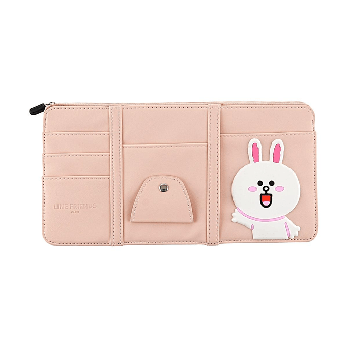 차량용 햇빛 가리개 서류 홀더 CONY 스타일 정품 차량 카드 정리 클립