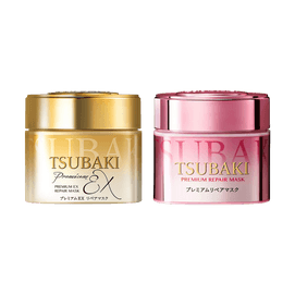 Tsubaki Premium Repair Hair Mask Pink Camellia 6.35oz *2【2 Packs】