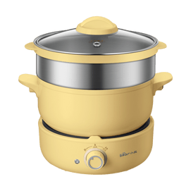 BEAR小熊 多功能分体式电火锅 煎锅烧烤锅涮锅不粘锅 2.5L DHG-B25Z2