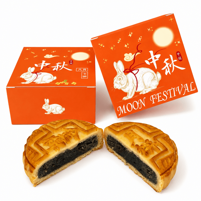 Mooncake Black Sesame Flavor 80g