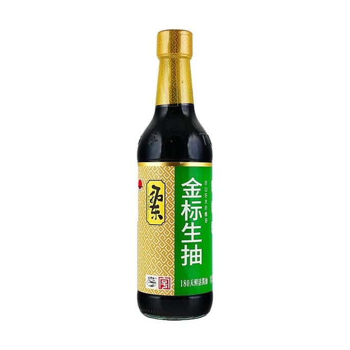 Premium Gold Label Light Soy Sauce, 16.9 oz 【Yunnan Style】【Seasoning for Cold Dressed and Stir-Fried Rice Noodles】