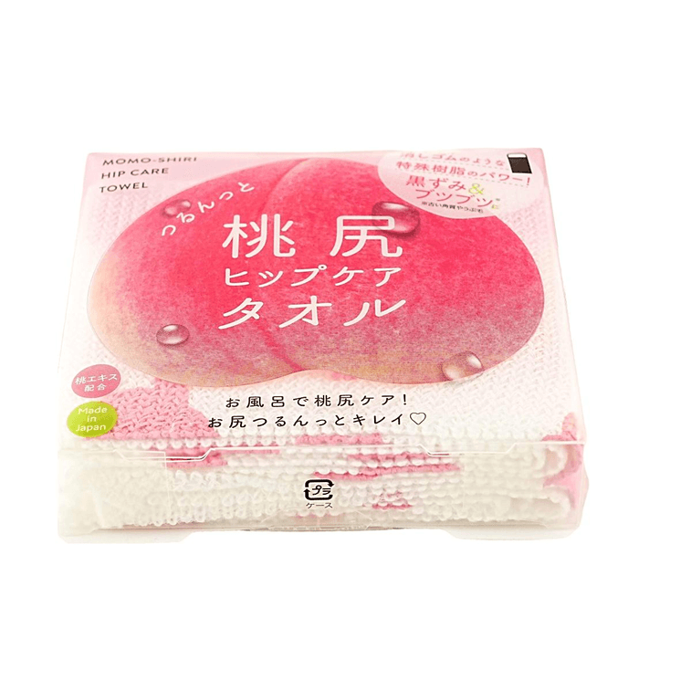 ピーチヒップケア角質除去タオル　シミ取り全身バスタオル　8.27 × 35.43インチ 3