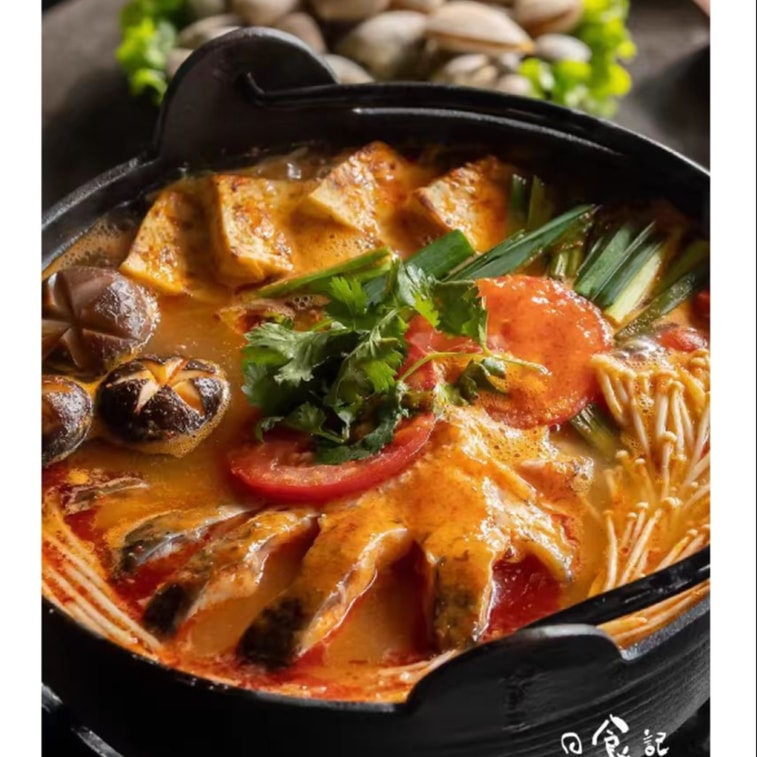 [중국 직송] 리시지 귀주식 붉은 사워 수프 베이스 200g*1상자 4