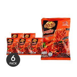 泰国YUMYUM养养 Sood-Ded 泰式辣炒海鲜风味方便面 75g *6【6份超值装】【泰式夜市味】【锅气十足】【海鲜暴击】