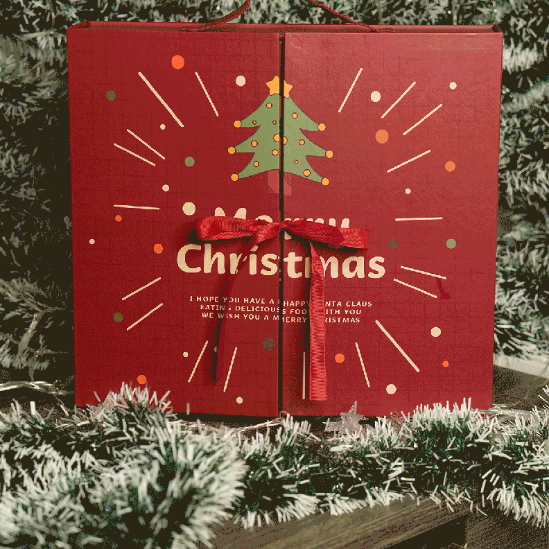 クリスマス限定・ミラクルサプライズ ブラインドボックスカレンダー【お菓子＋お祝い小物｜季節の贈り物に】