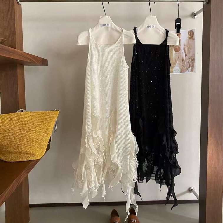 【加拿大直邮】 加拿大 SCENARIO 飘逸连衣裙 两色可选 S-M码 黑色 S 6