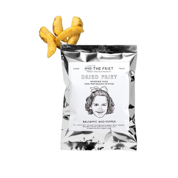 【日本直邮】日本AND THE FRIET 超级网红系列薯条 黑胡椒味 60g