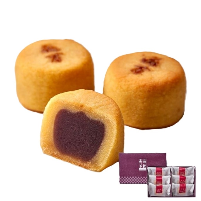 Hanazono Mantou 39th Year Of The Meiji Era Sweet Potato Red Bean Paste 6 Pieces