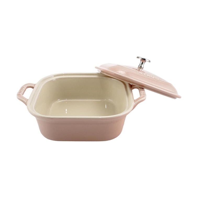 세라믹 베이킹 접시 세트, 4개, 마카롱 혼합 베이킹 접시 세트, 라이트 핑크 5