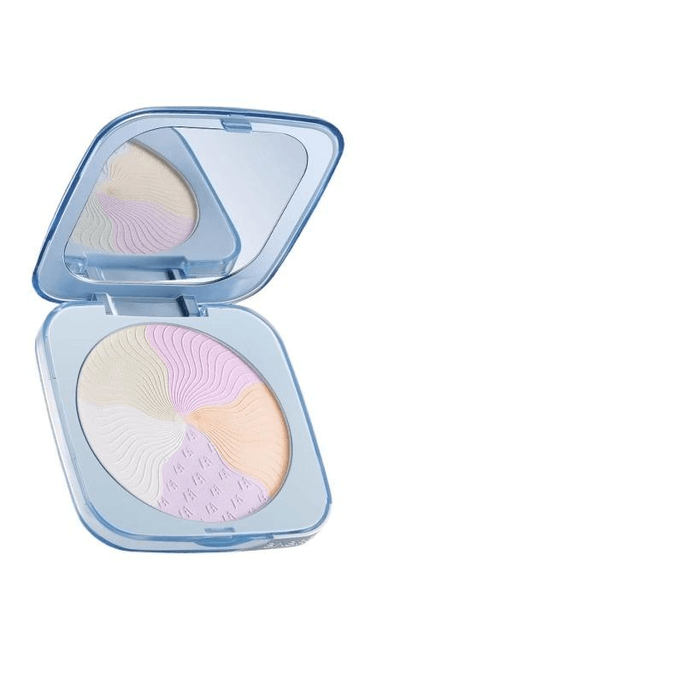 [중국 직배송] 바베라 라지 파우더 파운데이션, 유분 조절, 오래 지속되는 브라이트닝 세팅 파우더, 5가지 색상, 16g*1박스