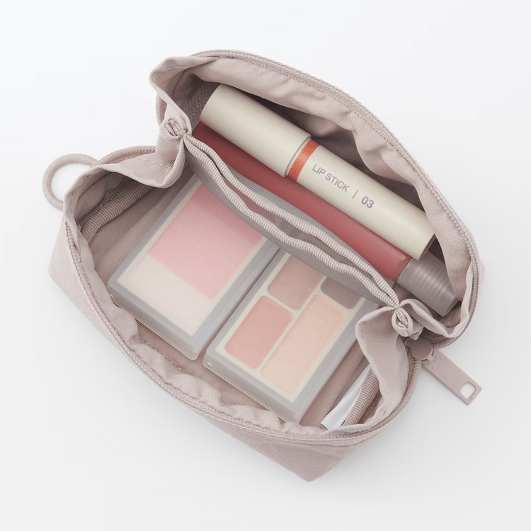 Wrinkle Nylon Wide Open Bag, S Pink, 1 Piece - Yami.com