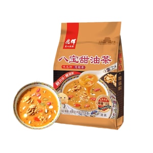 【山西平遥特产】兆辉 八宝甜油茶 营养早餐代餐 下午茶 400克(内含10小袋) 【补充膳食纤维】【高饱腹感】