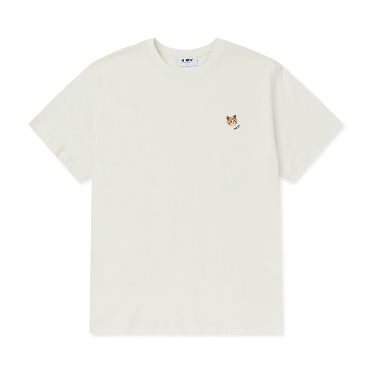 [ NERDY ]★25SS★HANDSOME CAT WAPPEN SHORT SLEEVE T-SHIRT Handsome Cat Wappen Short Sleeve T-Shirt Black Xs - Yamibuy.com
