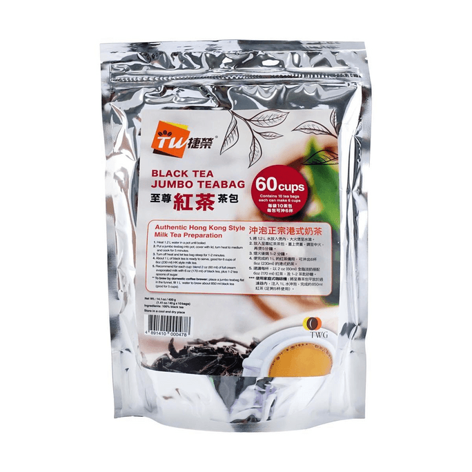 香港TIST WING捷荣 红茶茶包 40gX10