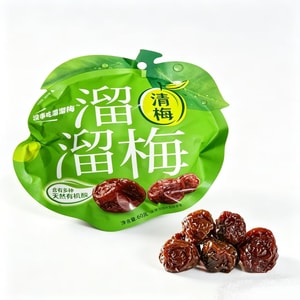 Liuliu Plum Independent Small Packaged Green Plum Dried Fruit Preserved Snack Sweet and Sour Flavor 60g*Bag