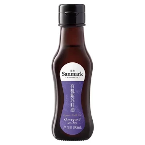 Shengmai 유기농 들깨유 오메가3 함량 높음 바로 마실 수 있는 1급 냉압착 고리놀레산 식용유 100ml/병