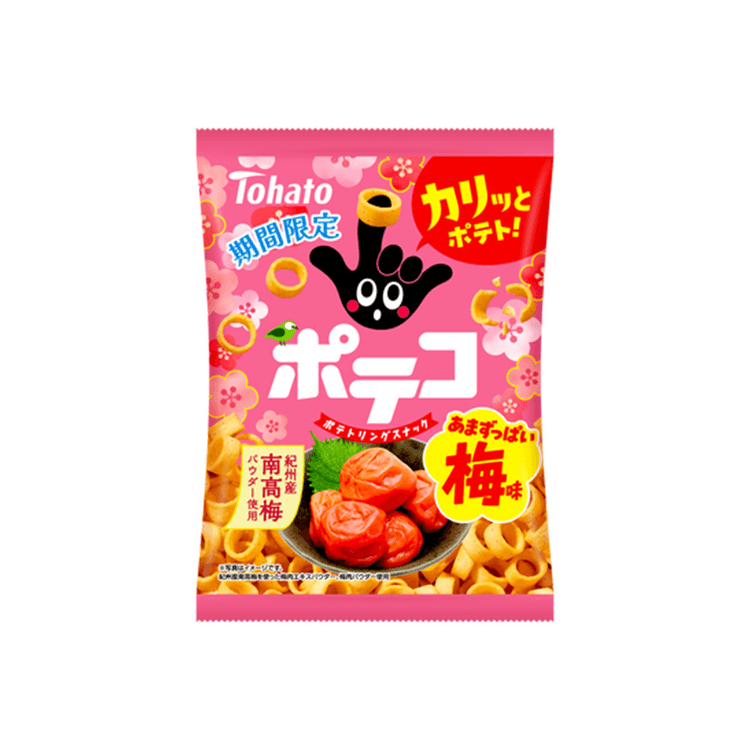 日本直送】東ハト ポテコ 梅味 52g - Yami