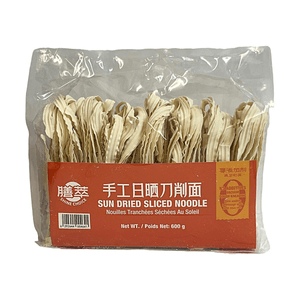 Sun Dried Sliced Noodle 21.16oz Handmade Zero Additives Vacuum Kneaded