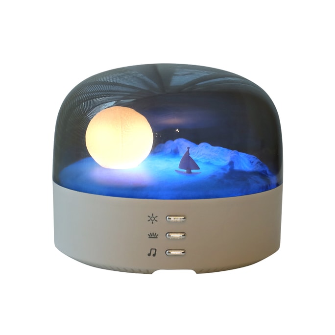 Bluetooth Night Light Speaker 2-in-1 White 1PC