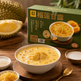 Durian Pomelo Sago Dessert 38.10 oz [Double Durian Varieties][With Real Fruit Chunks]