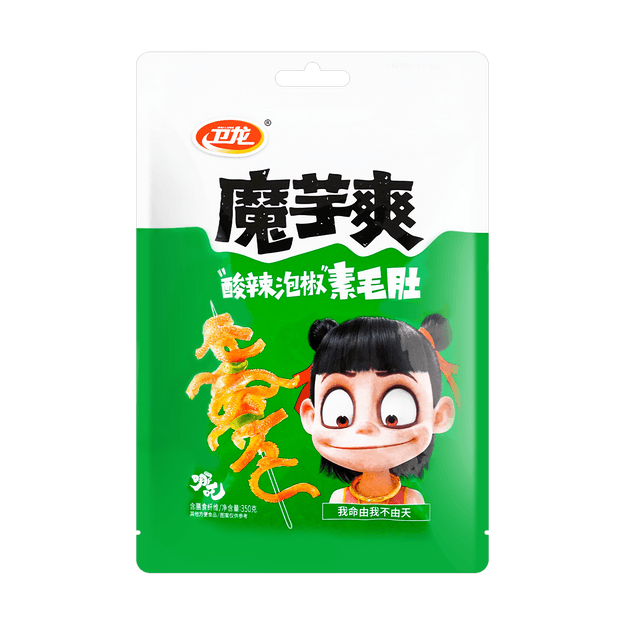 卫龙 魔芋爽 酸辣味 350g 袋装【短保产品 请尽快食用】