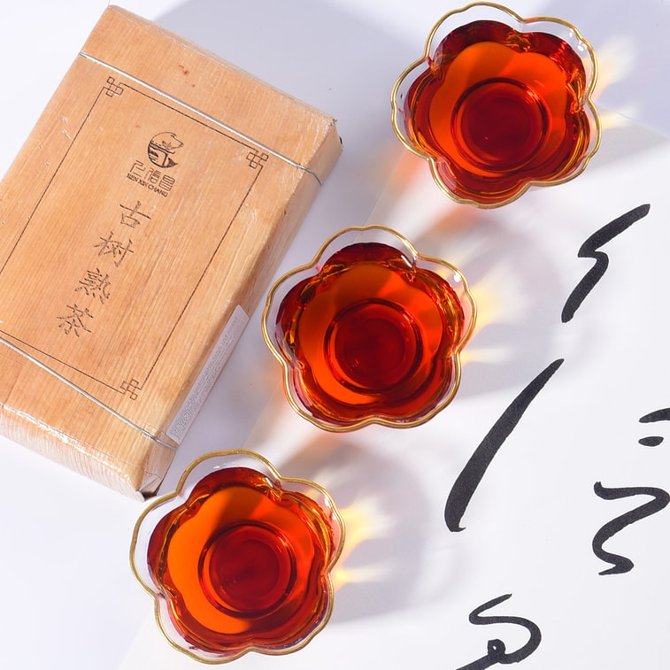 仁信昌 2015年勐海古树普洱熟茶砖 500克 熟普洱茶叶 4