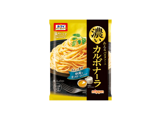 日本直送】ニッポン オーマイ 濃厚カルボナーラ味 クリーミーベーコン