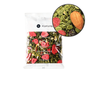 Kaka's Baked Oatmeal Ready To Drink Nutritious Breakfast Yogurt Pure Fruit Nuts Matcha Black Tea 280g * 1 Bag