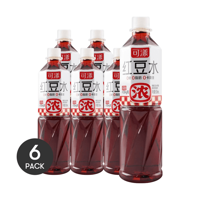 可漾 紅豆水 530ml *6【6份超值裝】【0糖0脂0卡】【祛濕消水腫必備】
