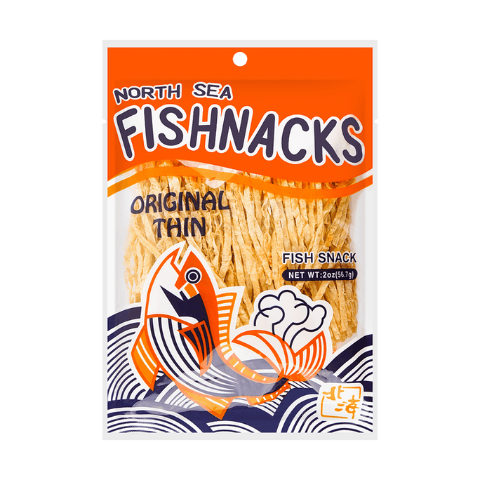 Fishnacks - Dried Mixed Fish Jerky Strips 0.2oz
