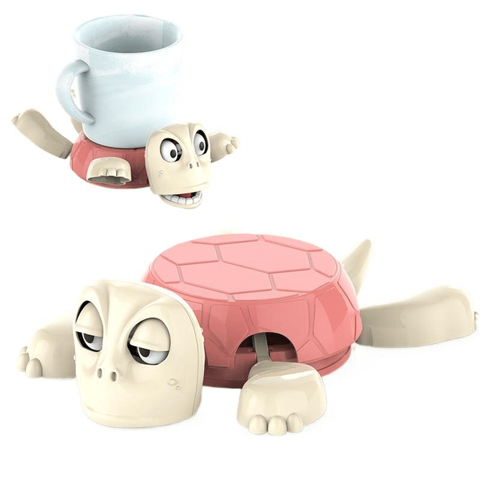 Funny Turtle Teacup Cushion Moves And Features A Cute Turtle Shaped Ornament In Pink, Measuring 17.5 * 13cm