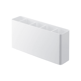 야마자키 홈 수저 및 얇은 도마 거치대 (일본) - 스테인리스 스틸 화이트 (1개)