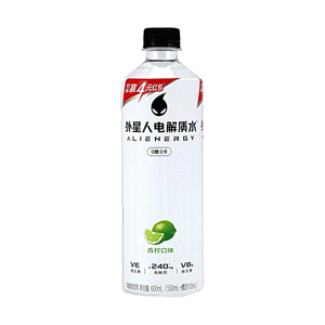 Alien Electrolyte Drink Lime Flavor,20.28 fl oz【Low Sugar 0 Fat】