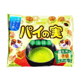 Lotte Pieno Mi Uji Matcha Flavor Chocolate Sandwich Pie 4.37 oz