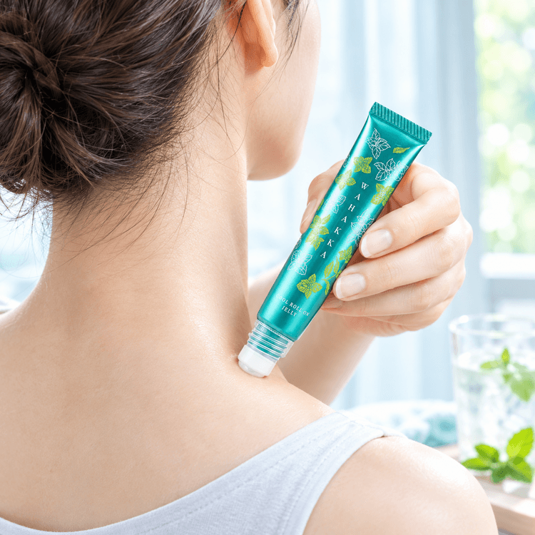 Cosmetex Roland Japanese Mint Cooling Roll-On Gel, Refreshing Body