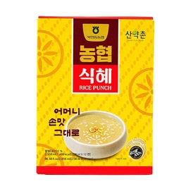 韩国BUKANDONG NONGHYUP 韩式甜米露饮料 发酵酒酿饮品 238ml*12罐 整箱装 2856ml 【韩国传统饮料】 【含米粒】