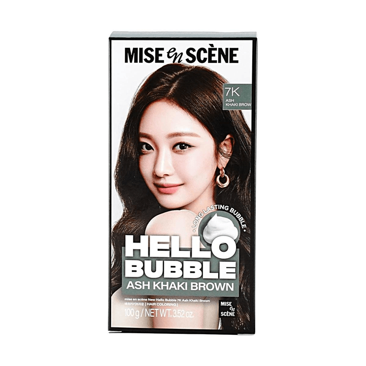 mise en scène アモーレパシフィック ハローバブルヘアカラー、簡単