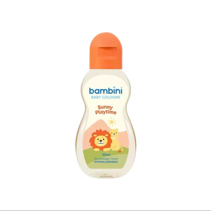 【中國直郵】菲律賓Bambini Colgne 寶寶淡香水 清新乾淨 50ml - 橙色獅子 1瓶*預計到達時間3-4週