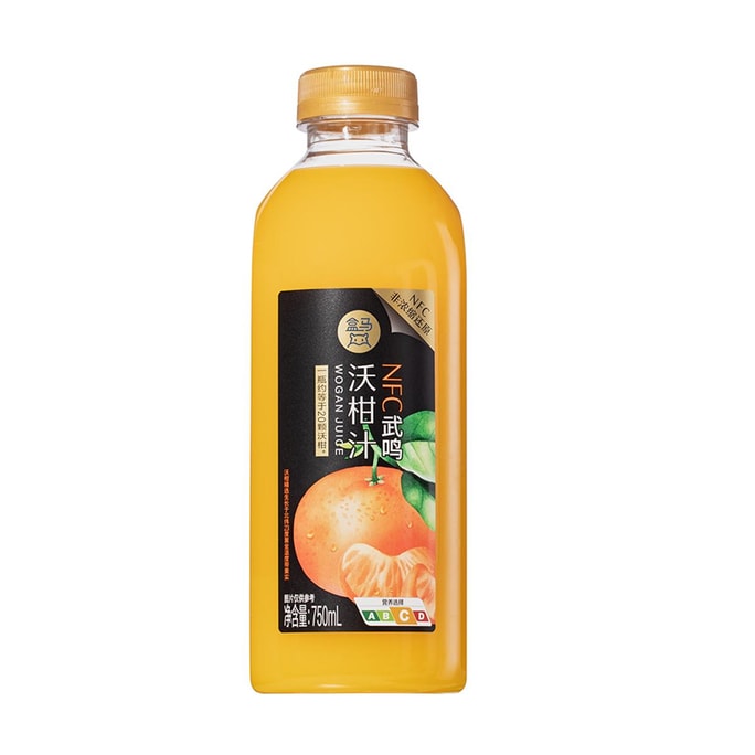 NFC Wuming Wogan Orange Juice 25.36 fl oz【No Added】