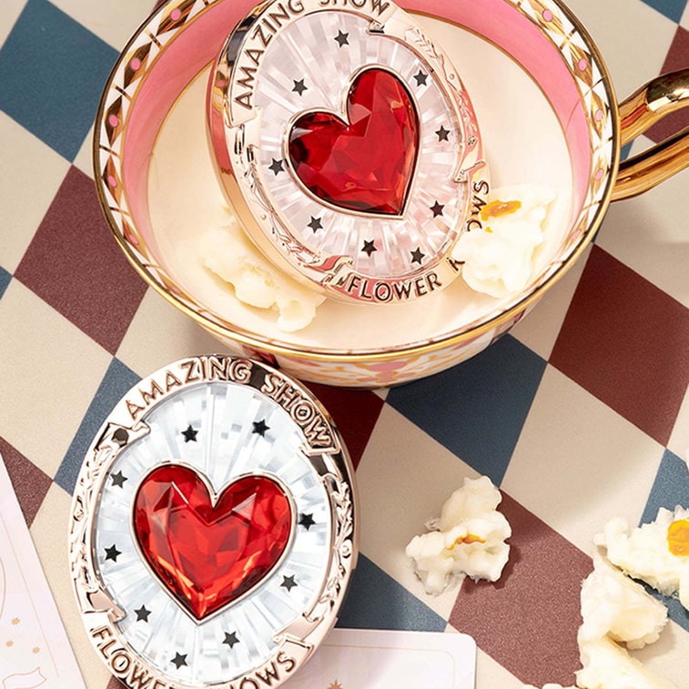 FLOWER KNOWS花知晓 马戏团渐变双色腮红 #01蓝色月光 牛奶蓝+蜜桃粉 提亮腮蓝膨胀色【小红书顶流】 5