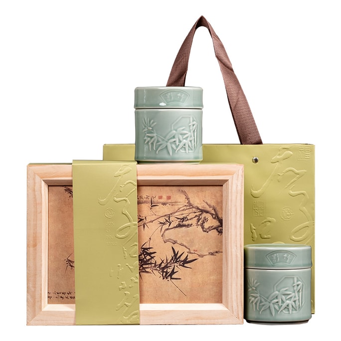 New Chinese Gift Set: Bamboo Fragrance [Aromatic White Peony 40g]