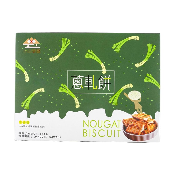 台湾小山等露 葱轧饼干  168g