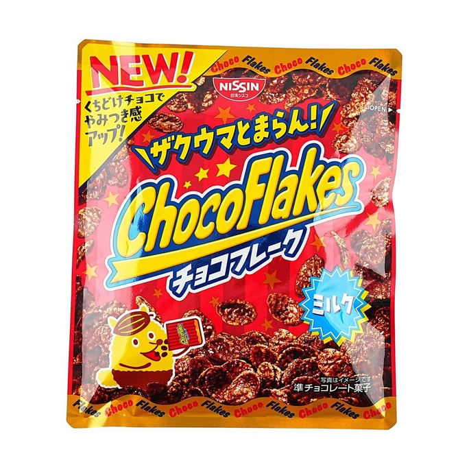 チョコフレーク、ミルク味、1.94オンス