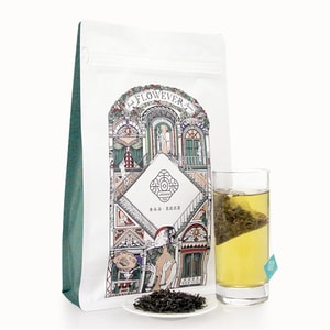 品品香茶叶 香朵朵茉莉花茶茉莉雪毫105g袋泡茶  (3.5g*30包)