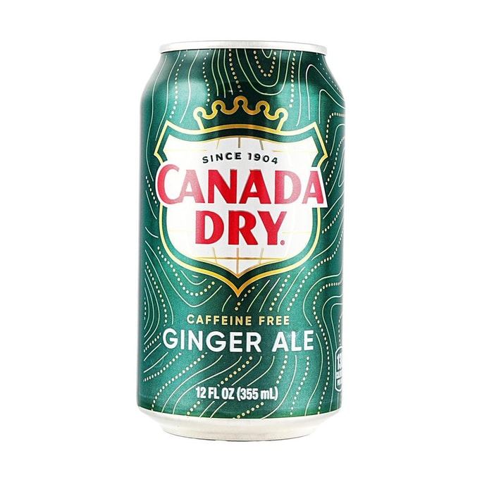 加拿大CANADA DRY 姜汁汽水 355ml【无咖啡因】